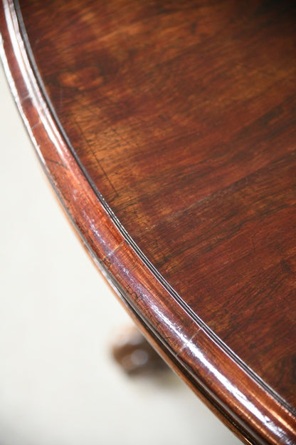 Antique Rosewood Tilt Top Breakfast Table