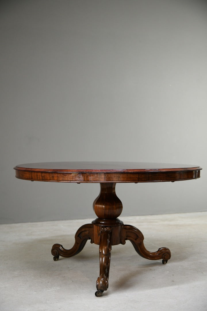 Antique Rosewood Tilt Top Breakfast Table