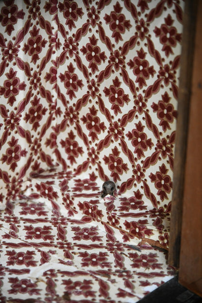 French Marble & Marquetry Veneer Cabinet