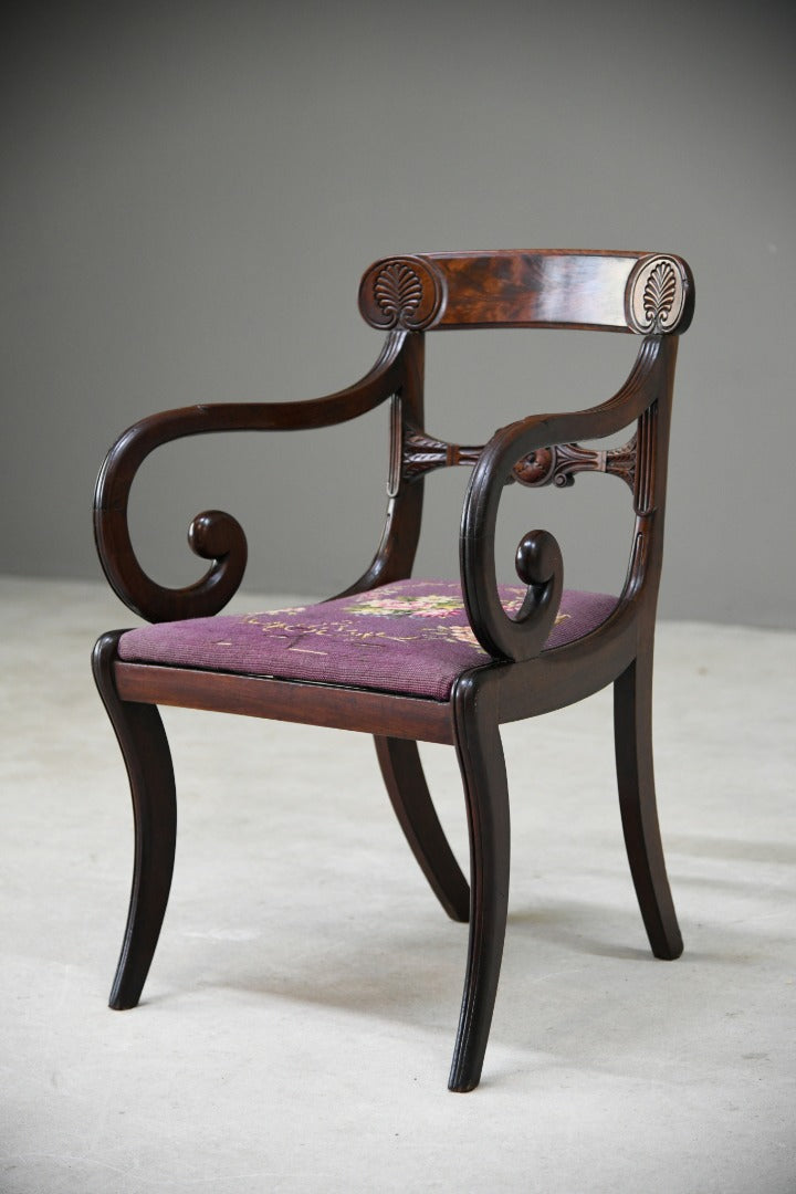 Single Antique Carver Chair