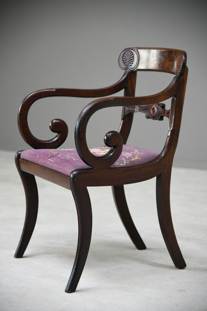 Single Antique Carver Chair