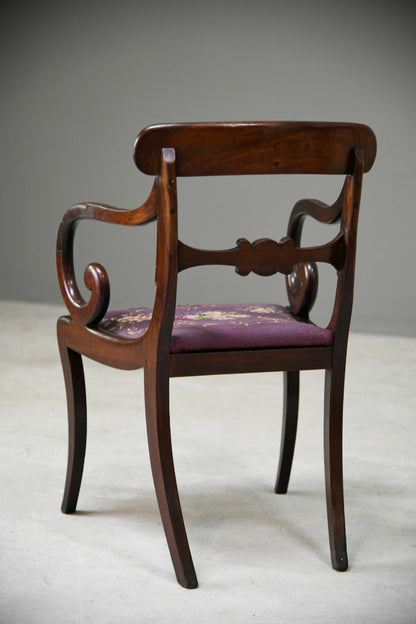 Single Antique Carver Chair