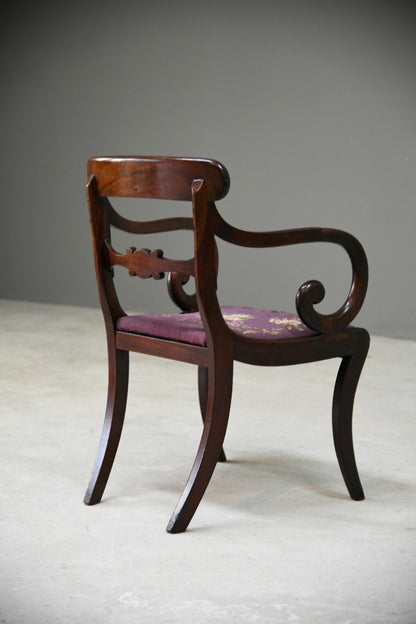 Single Antique Carver Chair