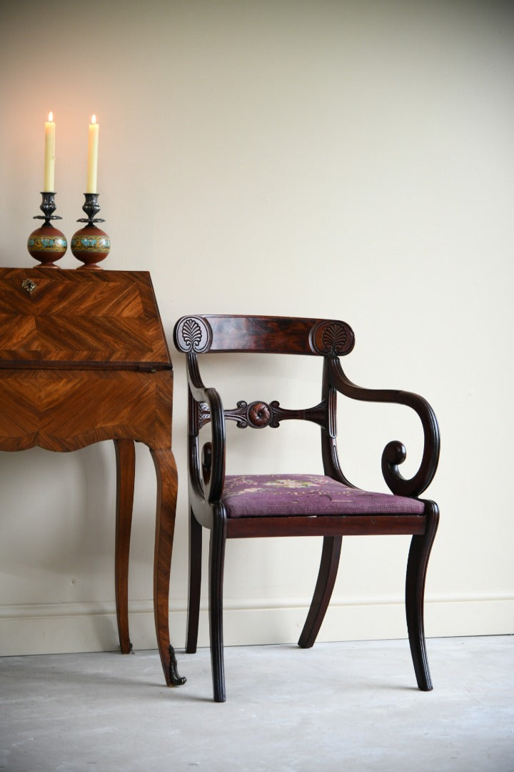 Single Antique Carver Chair