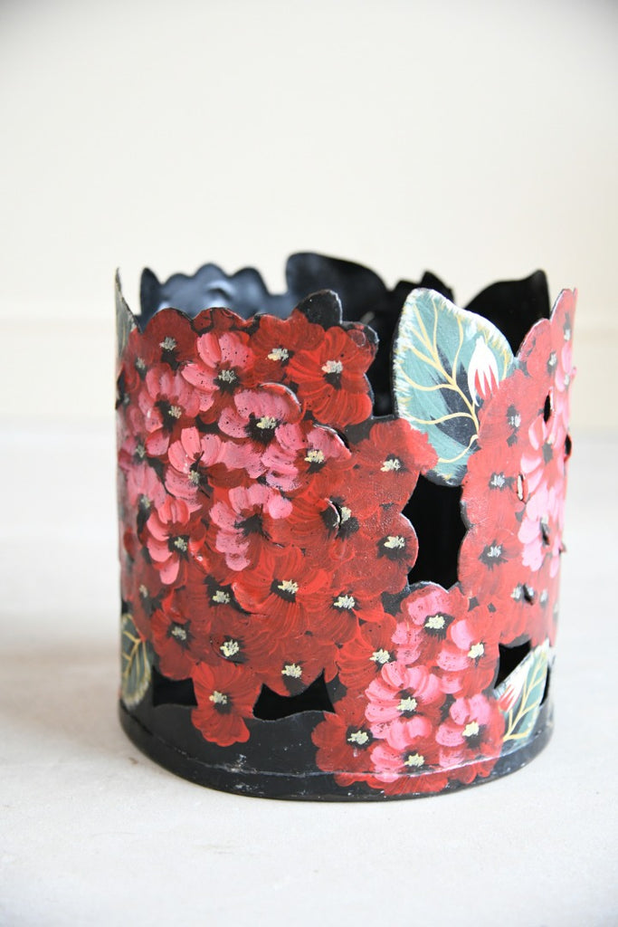 Pierced Hand Painted Planter