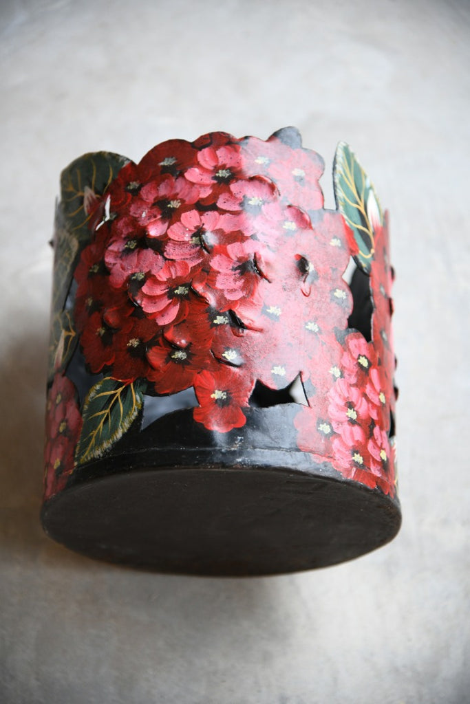 Pierced Hand Painted Planter