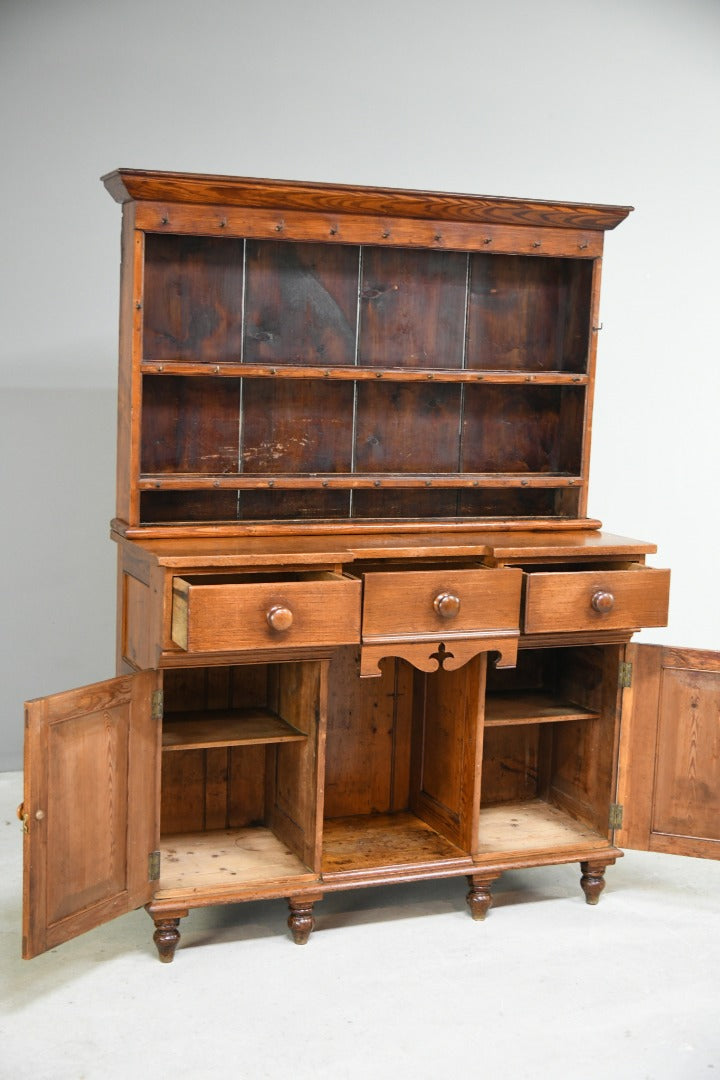 Antique Pitch Pine Dresser