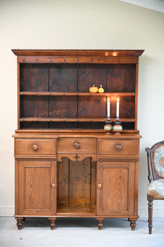 Antique Pitch Pine Dresser