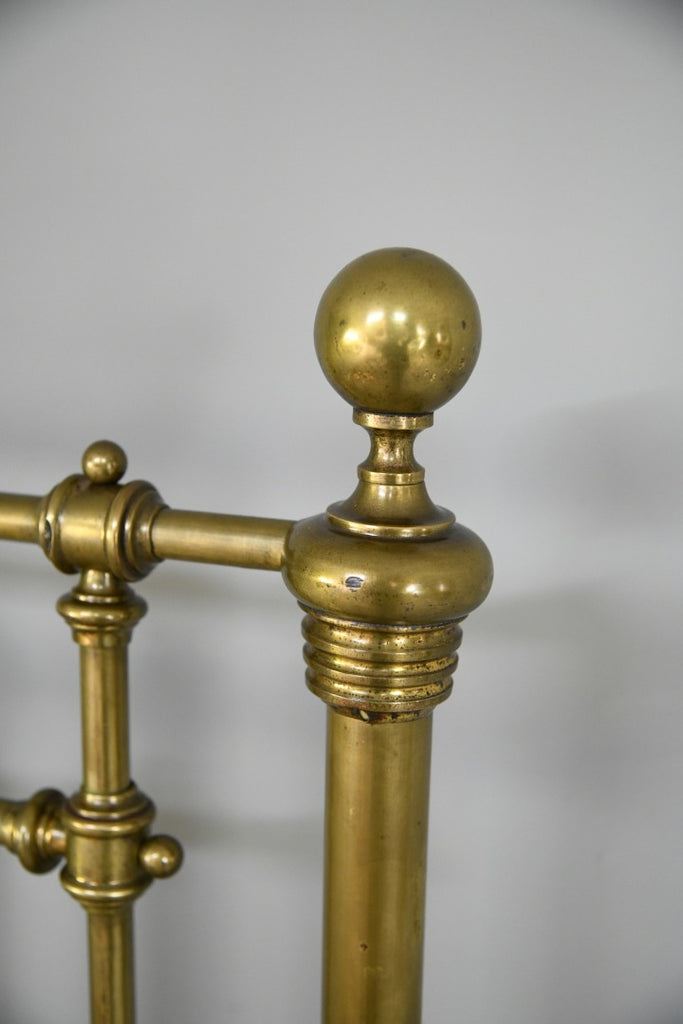 Victorian Shoolbred Single Brass Bed Frame