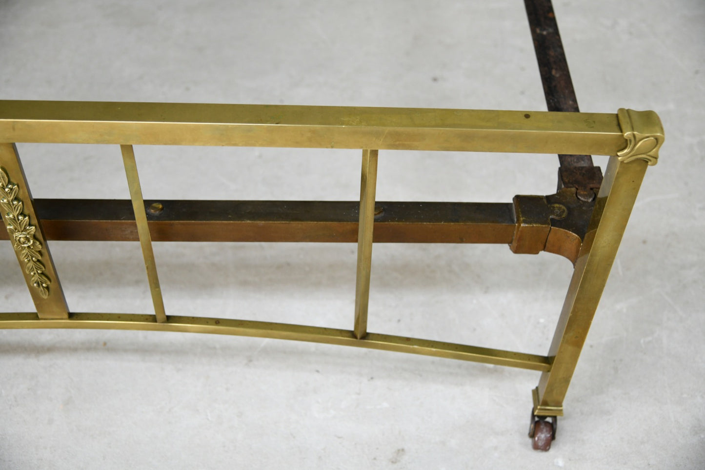 Late 19th Century Brass Bed Frame 4' 6''