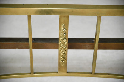 Late 19th Century Brass Bed Frame 4' 6''