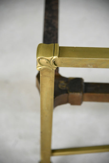 Late 19th Century Brass Bed Frame 4' 6''