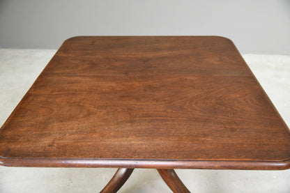 Antique Mahogany Dining Tilt Top Supper Breakfast Kitchen Centre Table