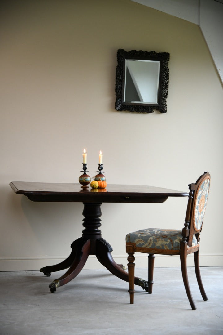 Antique Mahogany Dining Tilt Top Supper Breakfast Kitchen Centre Table