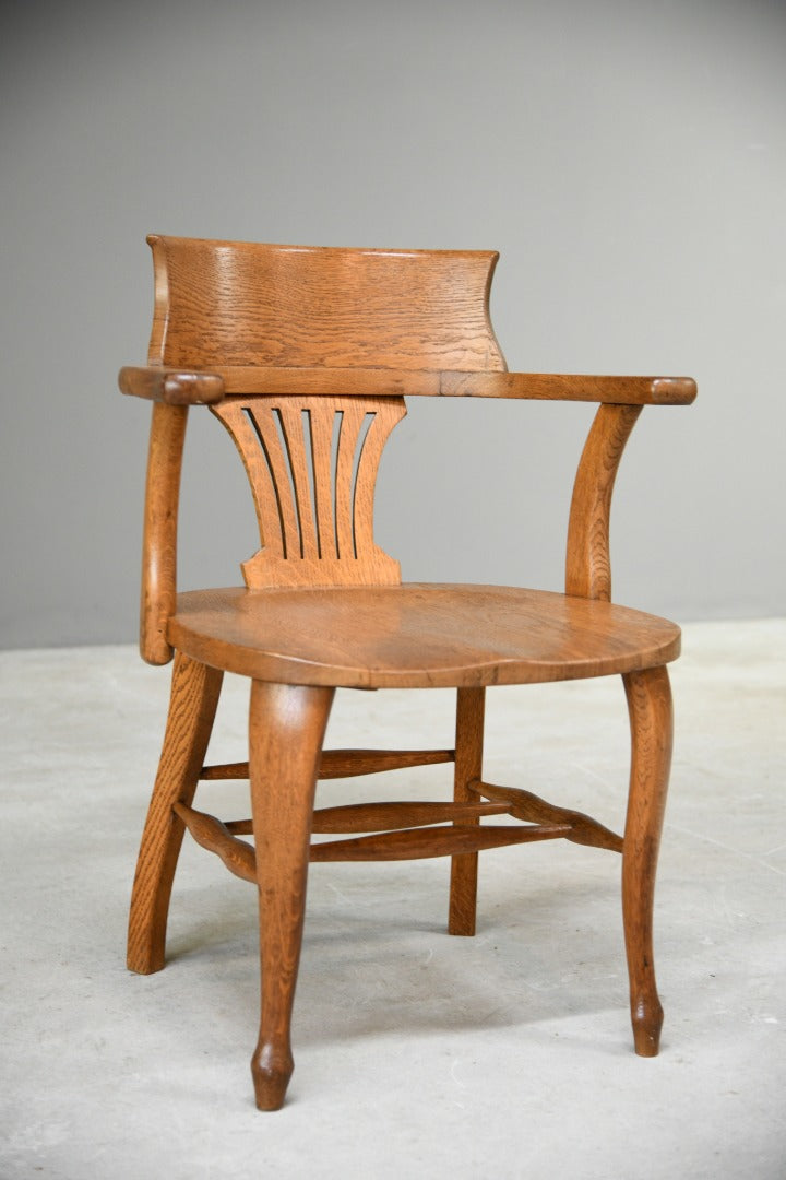 Early 20th Century Oak Desk Chair