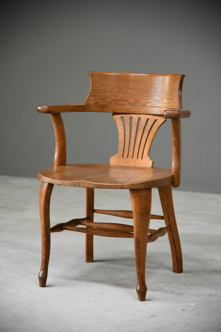 Early 20th Century Oak Desk Chair