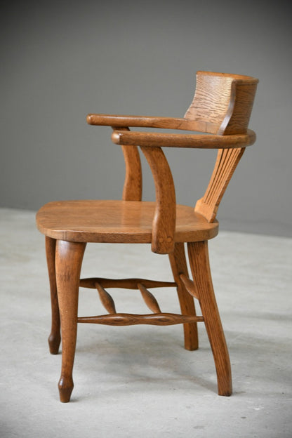 Early 20th Century Oak Desk Chair