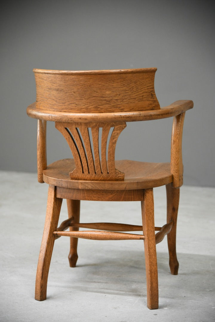 Early 20th Century Oak Desk Chair