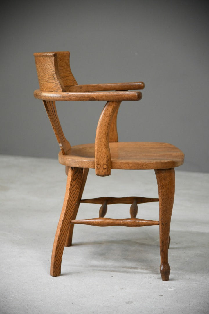 Early 20th Century Oak Desk Chair