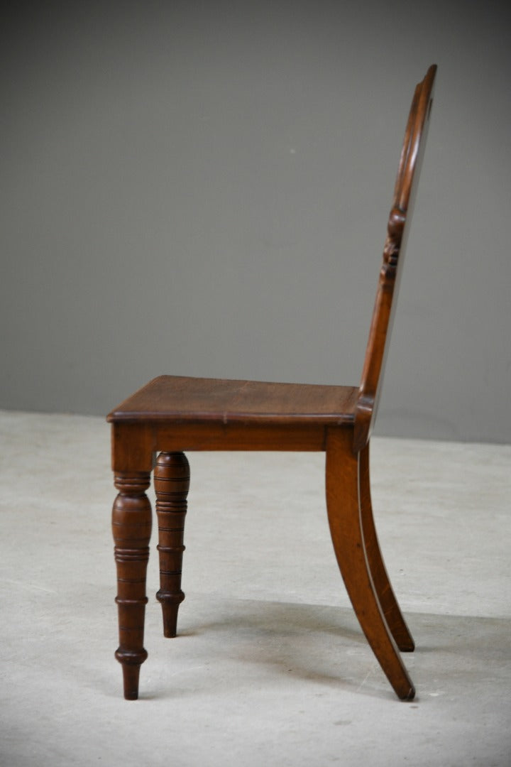 Gothic Oak Hall Chair