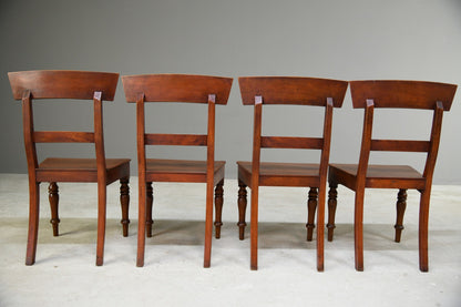 19th Century Mahogany Bar Back Chairs