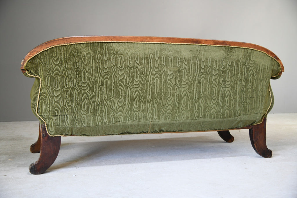 Antique Biedermeier Mahogany Sofa