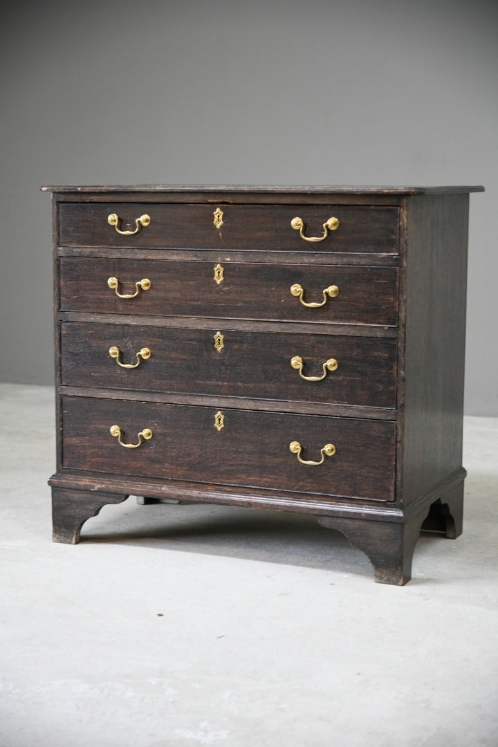 Antique Dark Oak Chest of Drawers