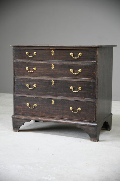 Antique Dark Oak Chest of Drawers