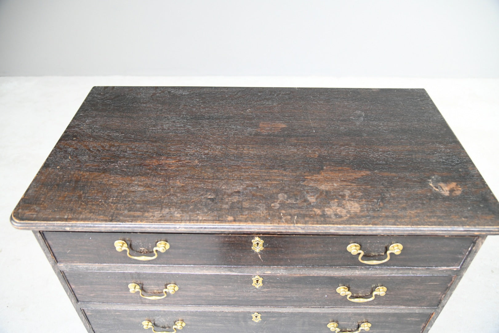 Antique Dark Oak Chest of Drawers