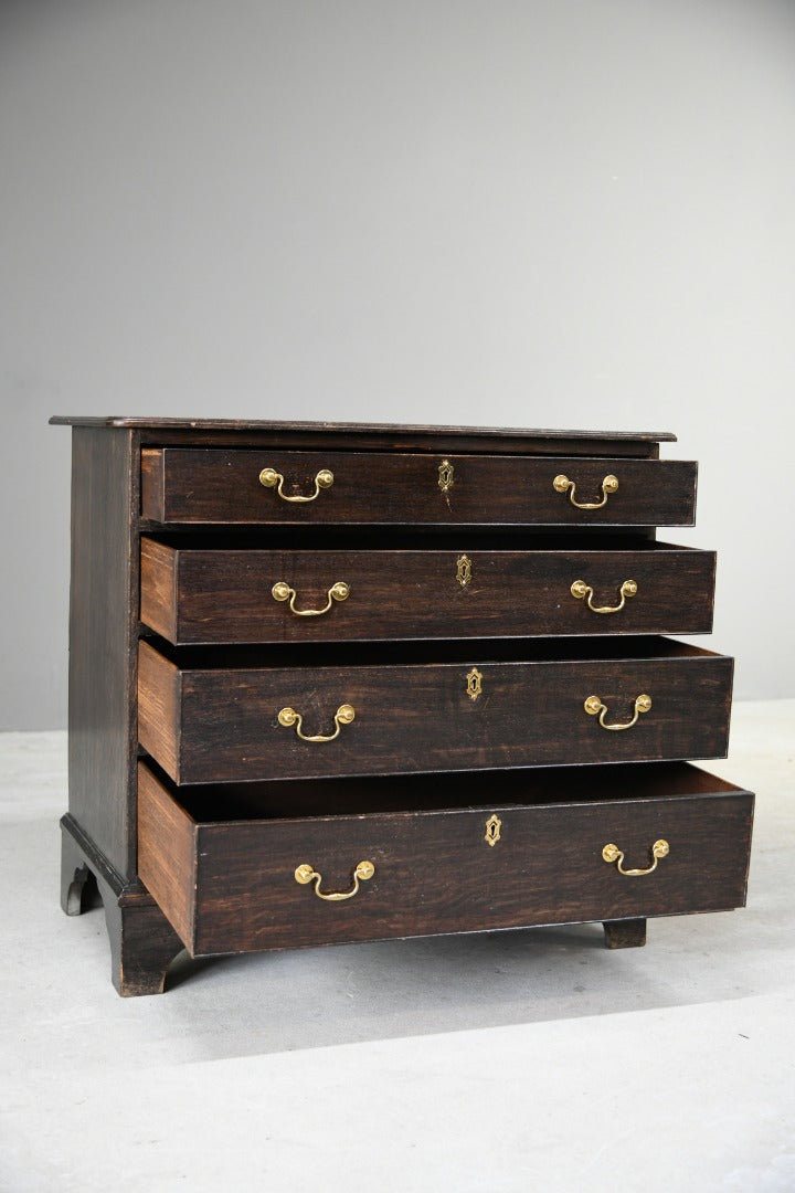 Antique Dark Oak Chest of Drawers