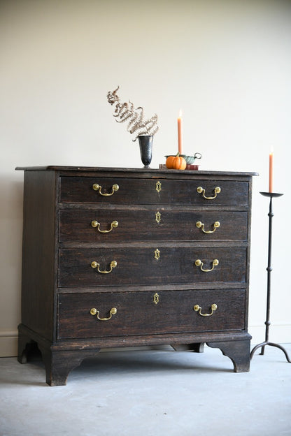 Antique Dark Oak Chest of Drawers