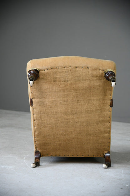 Upholstered Library Chair