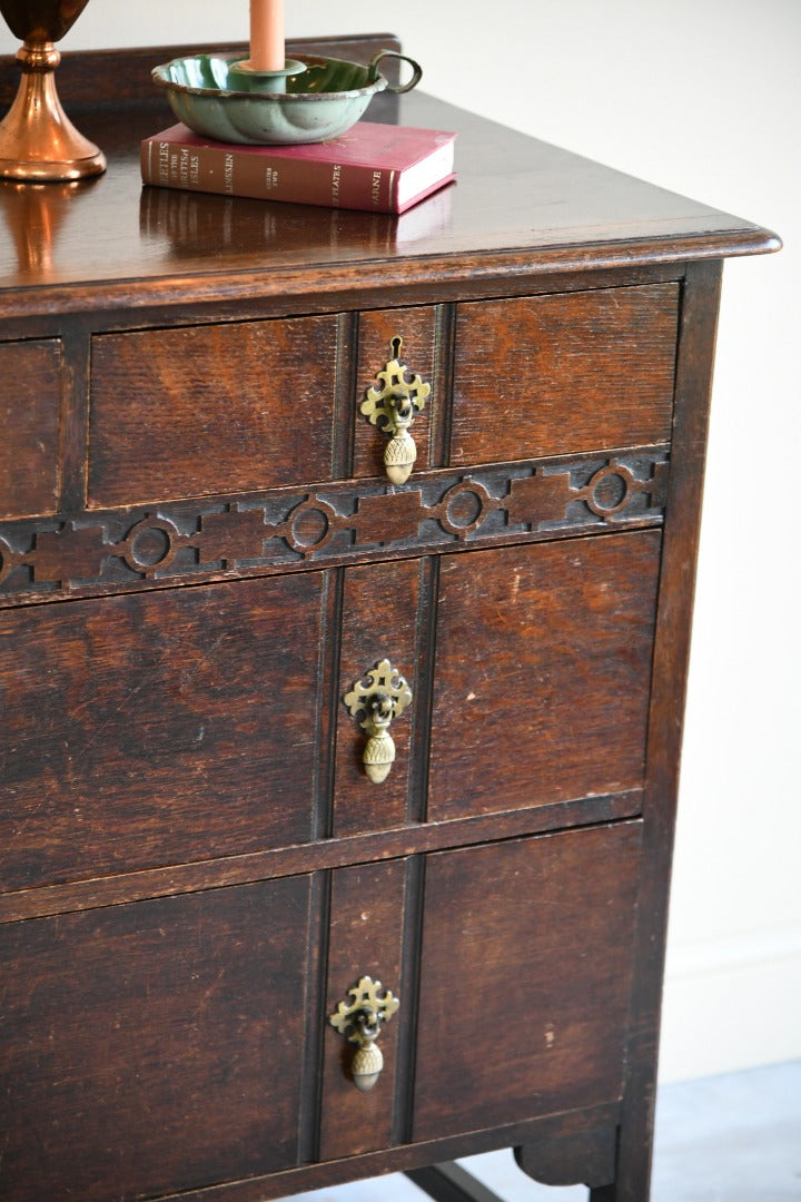 Waring & Gillows Oak Chest of Drawers