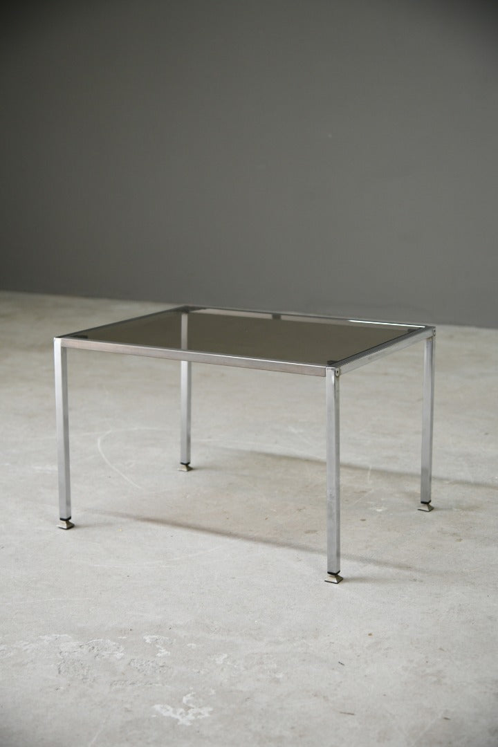 Retro Chrome Frame Coffee Table