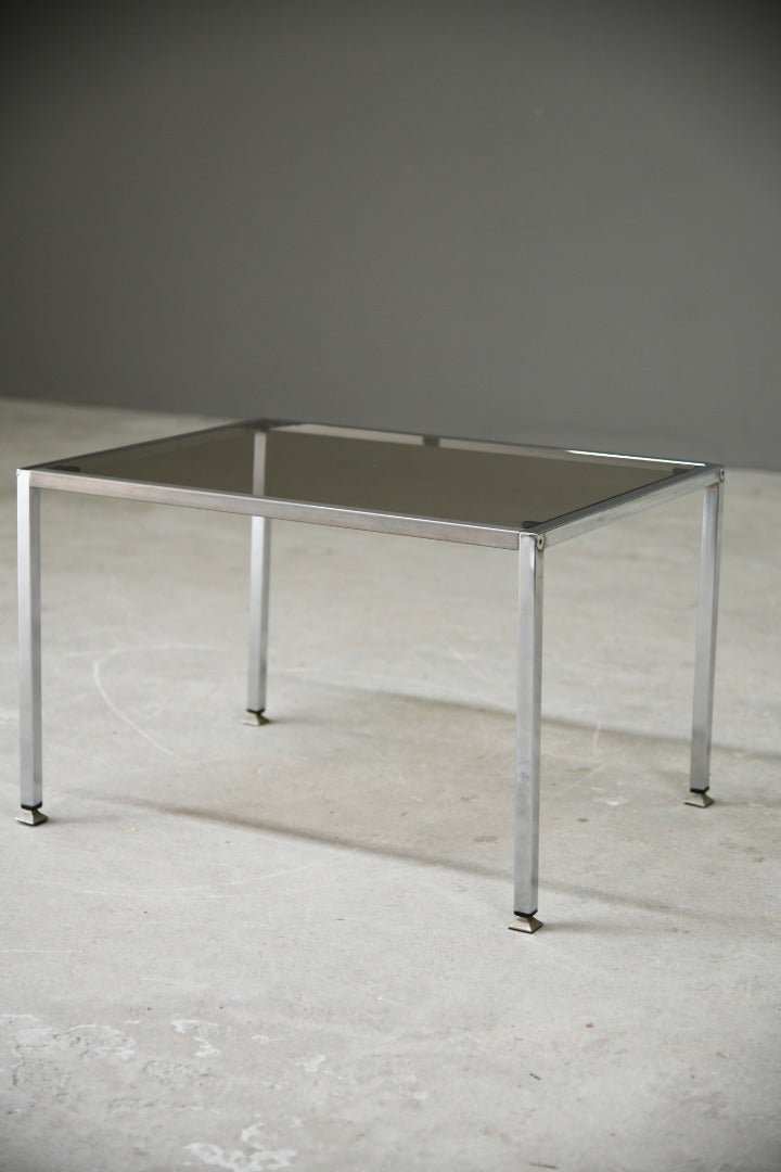 Retro Chrome Frame Coffee Table