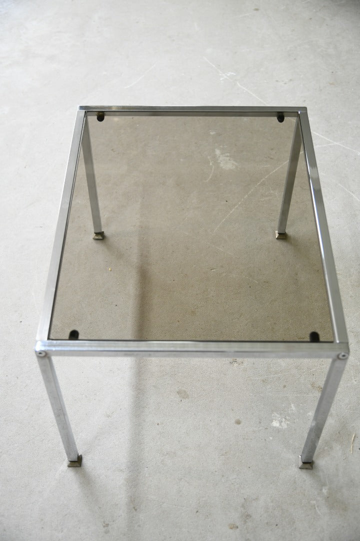 Retro Chrome Frame Coffee Table