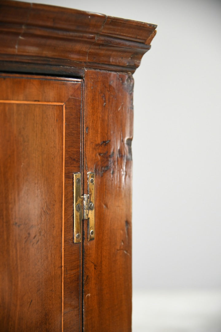 Mahogany Bow Front Wall Cupboard