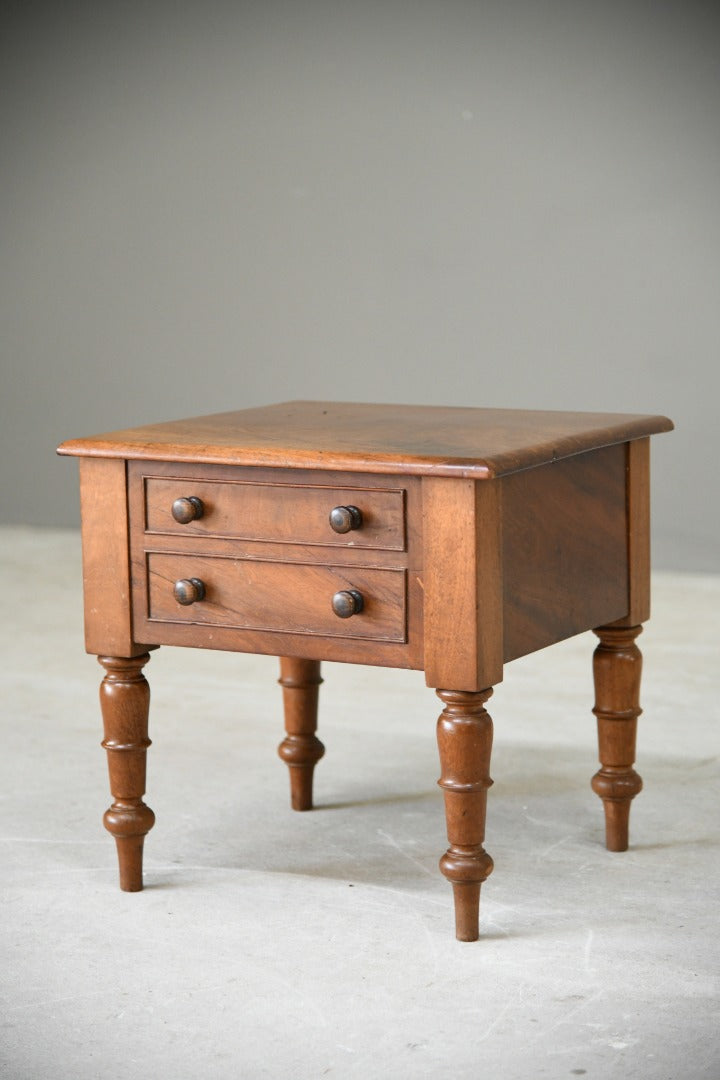 Antique Mahogany Commode Side Table