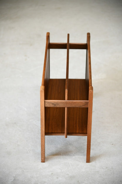 Retro Teak Magazine Rack