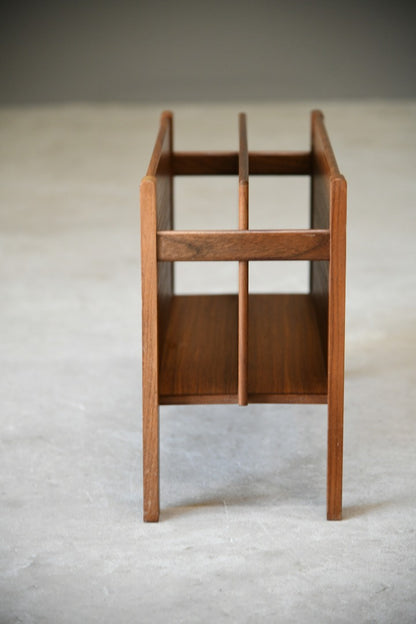 Retro Teak Magazine Rack