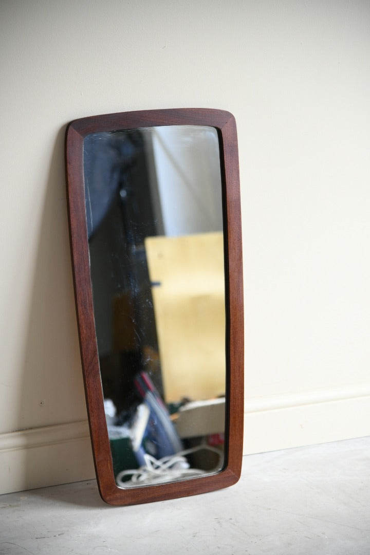 Teak Retro Mirror