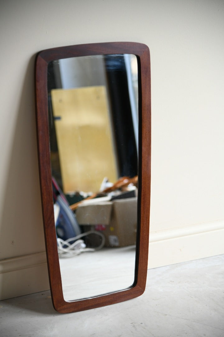 Teak Retro Mirror