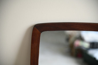 Teak Retro Mirror