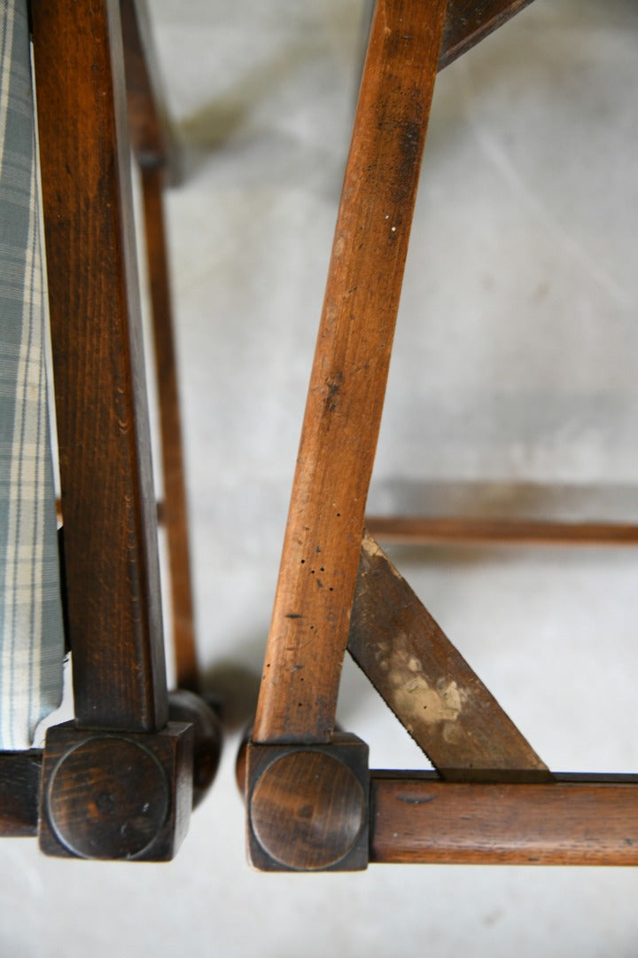 4 Mid Century Oak Dining Chairs