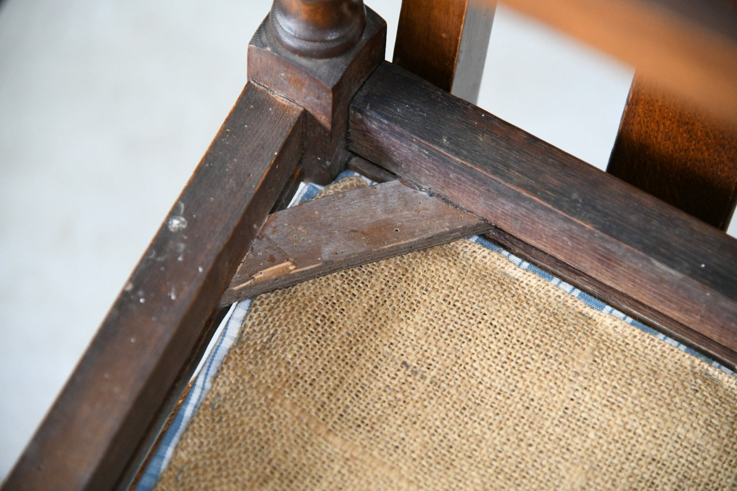 4 Mid Century Oak Dining Chairs