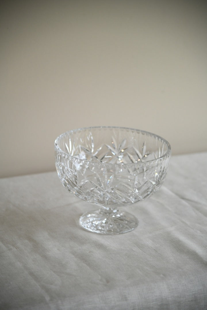 Quality Large Cut Glass Bowl