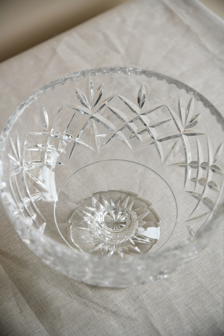 Quality Large Cut Glass Bowl