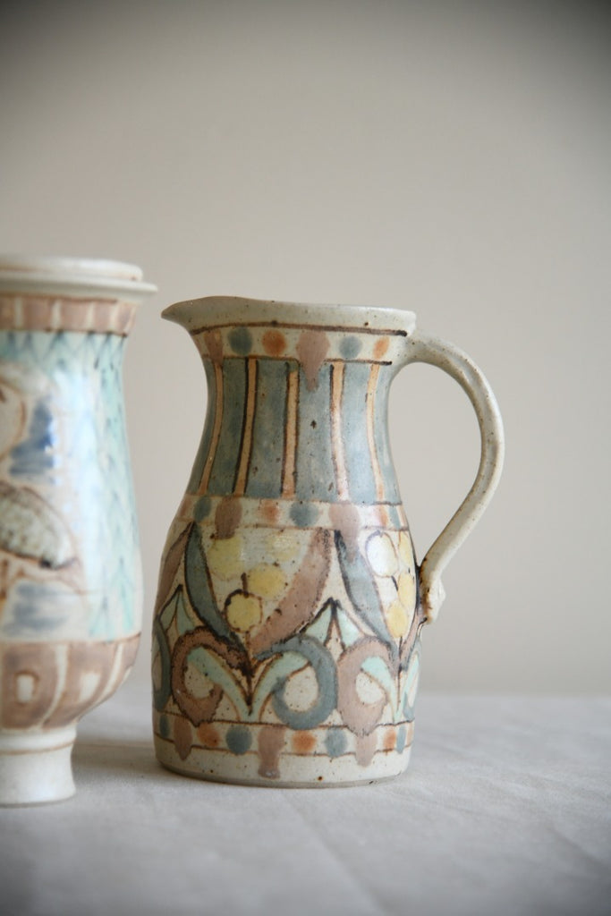 Studio Pottery Vase and Jug