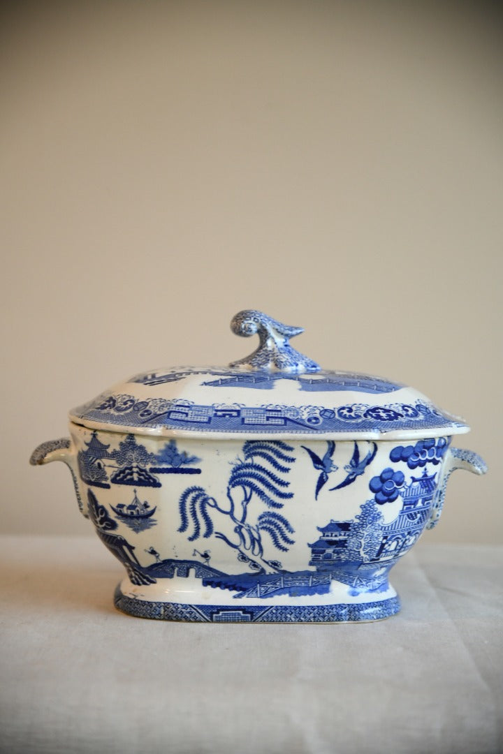 Blue & White Willow Tureen