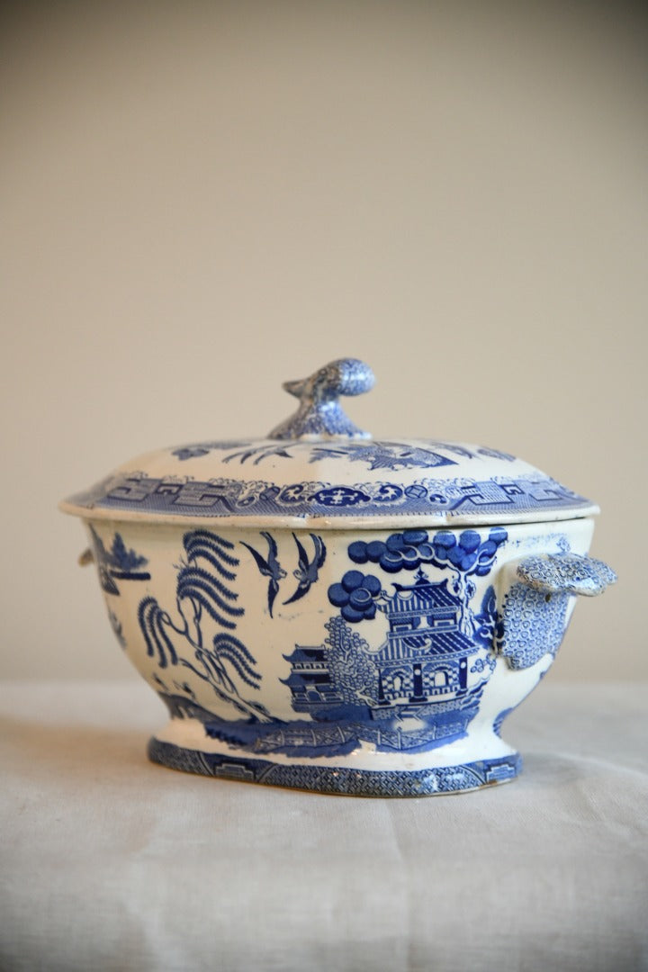 Blue & White Willow Tureen